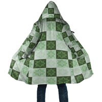 Sage Green Manta Ray Hawaiian Quilt Motif Cloak