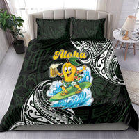Aloha Hawaii Mango Surfing Bedding Set Polynesian Style