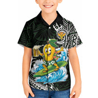 Aloha Hawaii Mango Surfing Hawaiian Shirt Polynesian Style