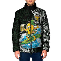 Aloha Hawaii Mango Surfing Padded Jacket Polynesian Style