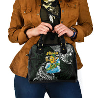 Aloha Hawaii Mango Surfing Shoulder Handbag Polynesian Style