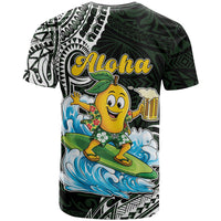 Aloha Hawaii Mango Surfing T Shirt Polynesian Style