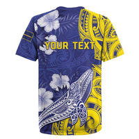 Personalised Nauru 92nd Anniversary Of Angam Rugby Jersey Polynesian Whale Pattern