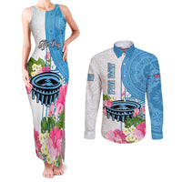 fiji-day-couples-matching-tank-maxi-dress-and-long-sleeve-button-shirts-tanoa-hibiscus-fijian-tapa-masi-pattern