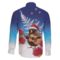 New Zealand Kiwi Christmas Family Matching Long Sleeve Bodycon Dress and Hawaiian Shirt Xmas Vibe LT05 - Polynesian Pride