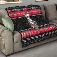 New Zealand Santa Tiki Christmas Quilt Meri Kirihimete LT05 - Polynesian Pride