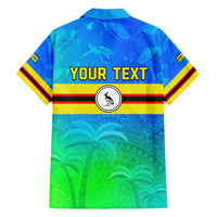 Personalised Solomon Islands Choiseul Province Day Family Matching Long Sleeve Bodycon Dress and Hawaiian Shirt Sea Turtle Tribal Pattern LT05 - Polynesian Pride