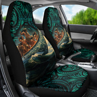 Personalised New Zealand Tamaki Herenga Waka Festival Car Seat Cover Maori Pattern LT05 - Polynesian Pride