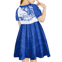 Personalised Northern Mariana Islands Commonwealth Day Kid Short Sleeve Dress Simple Style LT05 - Polynesian Pride
