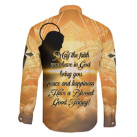 Happy Good Friday Family Matching Off Shoulder Long Sleeve Dress and Hawaiian Shirt God Will Bless You LT05 - Polynesian Pride