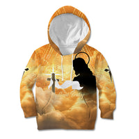 Happy Good Friday Kid Hoodie God Will Bless You LT05 Hoodie Gold - Polynesian Pride