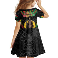 Vanuatu 45th Anniversary Independence Day Family Matching Summer Maxi Dress and Hawaiian Shirt Melanesian Warrior With Sand Drawing Pattern LT05 - Polynesian Pride