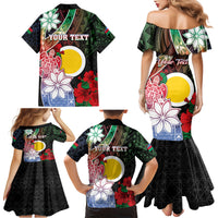 Personalised Vanuatu Shefa Day Family Matching Mermaid Dress and Hawaiian Shirt Floral Pattern LT05 - Polynesian Pride