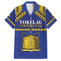 Personalised Tokelau Happy Tokehega Day Family Matching Summer Maxi Dress and Hawaiian Shirt Polynesian Tribal Tattoo