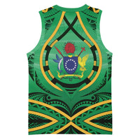 Cook Islands Constitution Day Basketball Jersey 60th Anniversary - Polynesian Pride