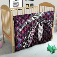 New Zealand Aotearoa Quilt Maori Hei Rehua Paua Shell Glitter Pink LT05 - Polynesian Pride