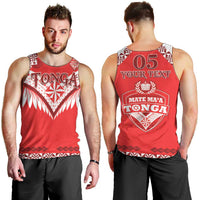Custom Tonga Mate Maa Rugby Men Tank Top Go Champions