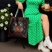 Aloha Halloween Tote Bag Horror Tiki Heavy Metal Style - Polynesian Pride