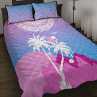 Fiji Your Paradise Festival Quilt Bed Set With Fijian Masi Tapa Pattern LT05 - Polynesian Pride