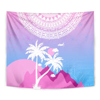 Fiji Your Paradise Festival Tapestry With Fijian Masi Tapa Pattern LT05 - Polynesian Pride