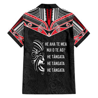 Aotearoa Toitu Te Tiriti Family Matching Off Shoulder Short Dress and Hawaiian Shirt New Zealand Honour The Treaty LT05 - Polynesian Pride