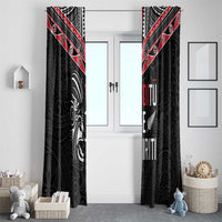 Aotearoa Toitu Te Tiriti Window Curtain New Zealand Honour The Treaty LT05 - Polynesian Pride