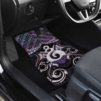 New Zealand Maori Car Mats Poutama Pikorua Purple Paua Shell LT05 - Polynesian Pride