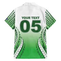 Custom Cook Islands Avaiki Rugby Family Matching Long Sleeve Bodycon Dress and Hawaiian Shirt Go Champions - Polynesian Pride