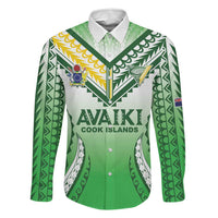 Custom Cook Islands Avaiki Rugby Family Matching Tank Maxi Dress and Hawaiian Shirt Go Champions - Polynesian Pride