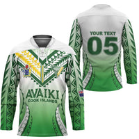 Custom Cook Islands Avaiki Rugby Hockey Jersey Go Champions - Polynesian Pride
