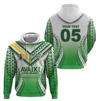Custom Cook Islands Avaiki Rugby Hoodie Go Champions LT05 - Polynesian Pride