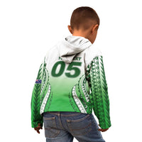 Custom Cook Islands Avaiki Rugby Kid Hoodie Go Champions - Polynesian Pride