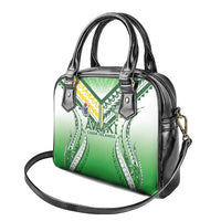 Cook Islands Avaiki Rugby Shoulder Handbag Go Champions LT05 - Polynesian Pride