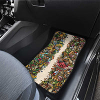 Hawaii And Japan Car Mats Tiki With Oni Mask - Polynesian Pride