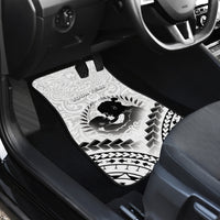Personalised New Zealand Happy Father's Day Car Mats Aroha Ahau Ki A Koe Papa Polynesian Tribal LT05 - Polynesian Pride