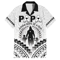 Personalised New Zealand Happy Father's Day Family Matching Puletasi and Hawaiian Shirt Aroha Ahau Ki A Koe Papa Polynesian Tribal
