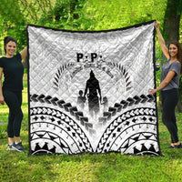 New Zealand Happy Father's Day Quilt Aroha Ahau Ki A Koe Papa Polynesian Tribal LT05 - Polynesian Pride