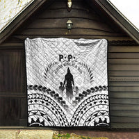 New Zealand Happy Father's Day Quilt Aroha Ahau Ki A Koe Papa Polynesian Tribal LT05 - Polynesian Pride