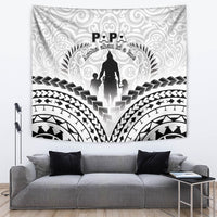 New Zealand Happy Father's Day Tapestry Aroha Ahau Ki A Koe Papa Polynesian Tribal