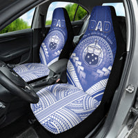 Samoa Happy Father's Day Car Seat Cover Ou Te Alofa Ia Te Oe Tama Dad Polynesian Tribal LT05 - Polynesian Pride