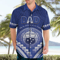 Personalised Samoa Happy Father's Day Hawaiian Shirt Ou Te Alofa Ia Te Oe Tama Dad Polynesian Tribal LT05 - Polynesian Pride