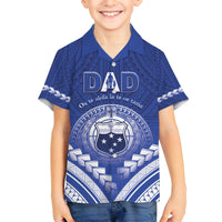 Personalised Samoa Happy Father's Day Hawaiian Shirt Ou Te Alofa Ia Te Oe Tama Dad Polynesian Tribal LT05 - Polynesian Pride