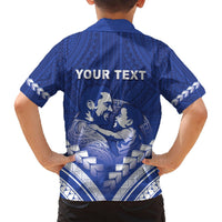 Personalised Samoa Happy Father's Day Hawaiian Shirt Ou Te Alofa Ia Te Oe Tama Dad Polynesian Tribal LT05 - Polynesian Pride