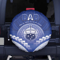 Samoa Happy Father's Day Spare Tire Cover Ou Te Alofa Ia Te Oe Tama Dad Polynesian Tribal