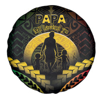 Vanuatu Happy Father's Day Spare Tire Cover Mi Lavem Yu Papa Polynesian Tribal
