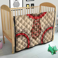 Samoa Language Week Quilt Samoan Motif With Red Hibiscus