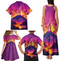 Hawaii Kilauea Volcano Family Matching Tank Maxi Dress and Hawaiian Shirt There Is Pele Goddess Of The Volcano LT05 - Polynesian Pride
