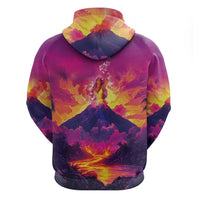 Hawaii Kilauea Volcano Zip Hoodie There Is Pele Goddess Of The Volcano LT05 - Polynesian Pride