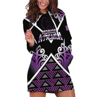 Personalised Aotearoa Moriori Hoodie Dress Maori Pattern New Zealand - Polynesian Pride