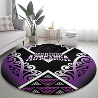 Aotearoa Moriori Round Carpet Maori Pattern New Zealand LT05 - Polynesian Pride